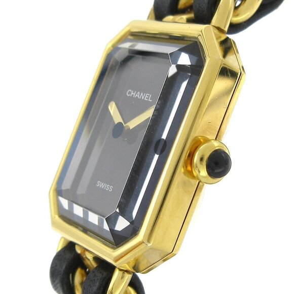 Chanel Premiere X.D.37264 #XL Quartz Wristwatch Watch PLAQUE OR G 20M 99478 main image 6